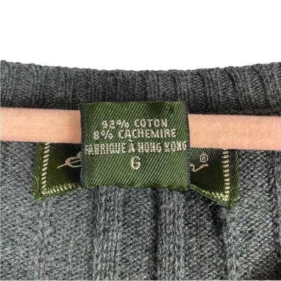 Eddie Bauer Cashmere Gray Blend Men’s Sweater Sz L - Picture 3 of 8